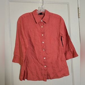 Harold's Salmon Button-Down Shirt
